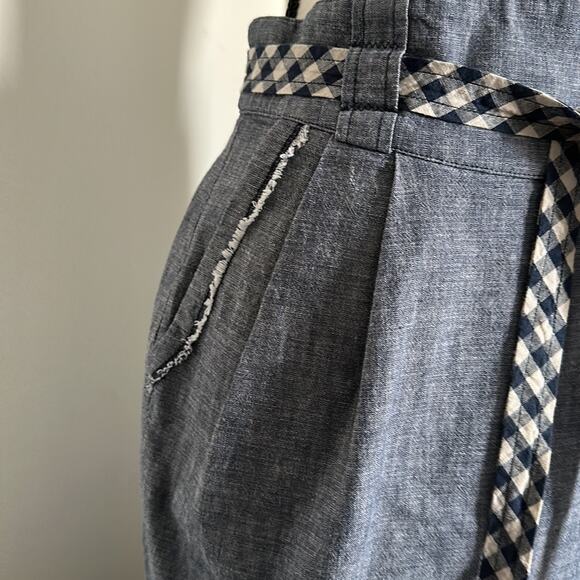 Tiny | Anthropologie skirt with checkered tie Size S - Picture 4 of 14